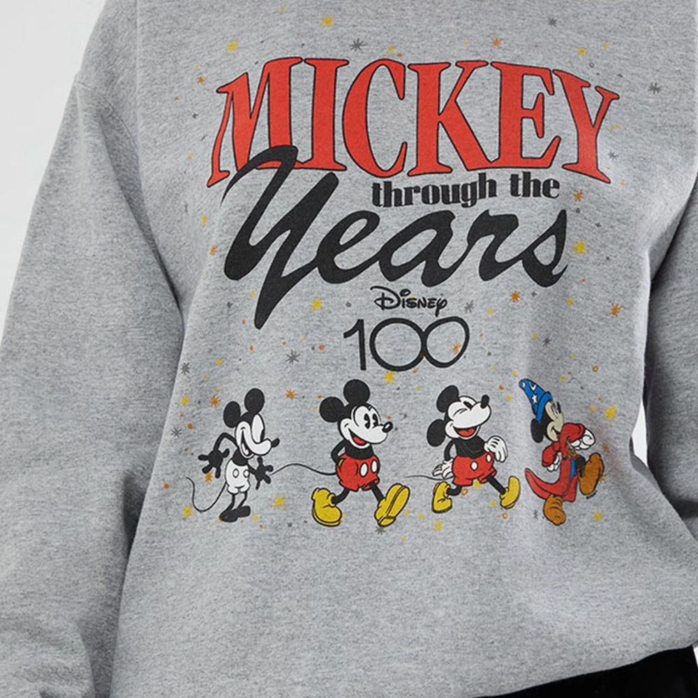 Junk Food Mickey Through The Years Sweatshirt
Disney 100 Years Anniversary